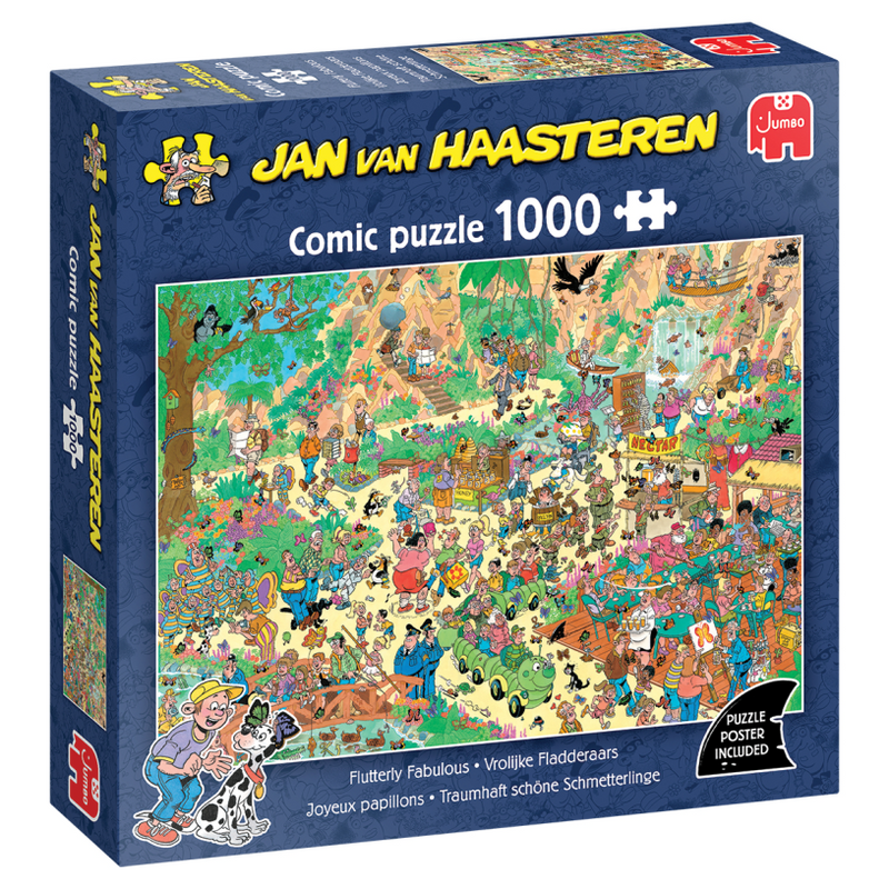 Jumbo puzzel 1000 st. jvh vrolijke fladderaars
