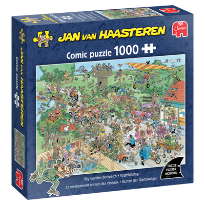 Jumbo jan van haasteren puzzel vogelkijkdag 1000 stukjes