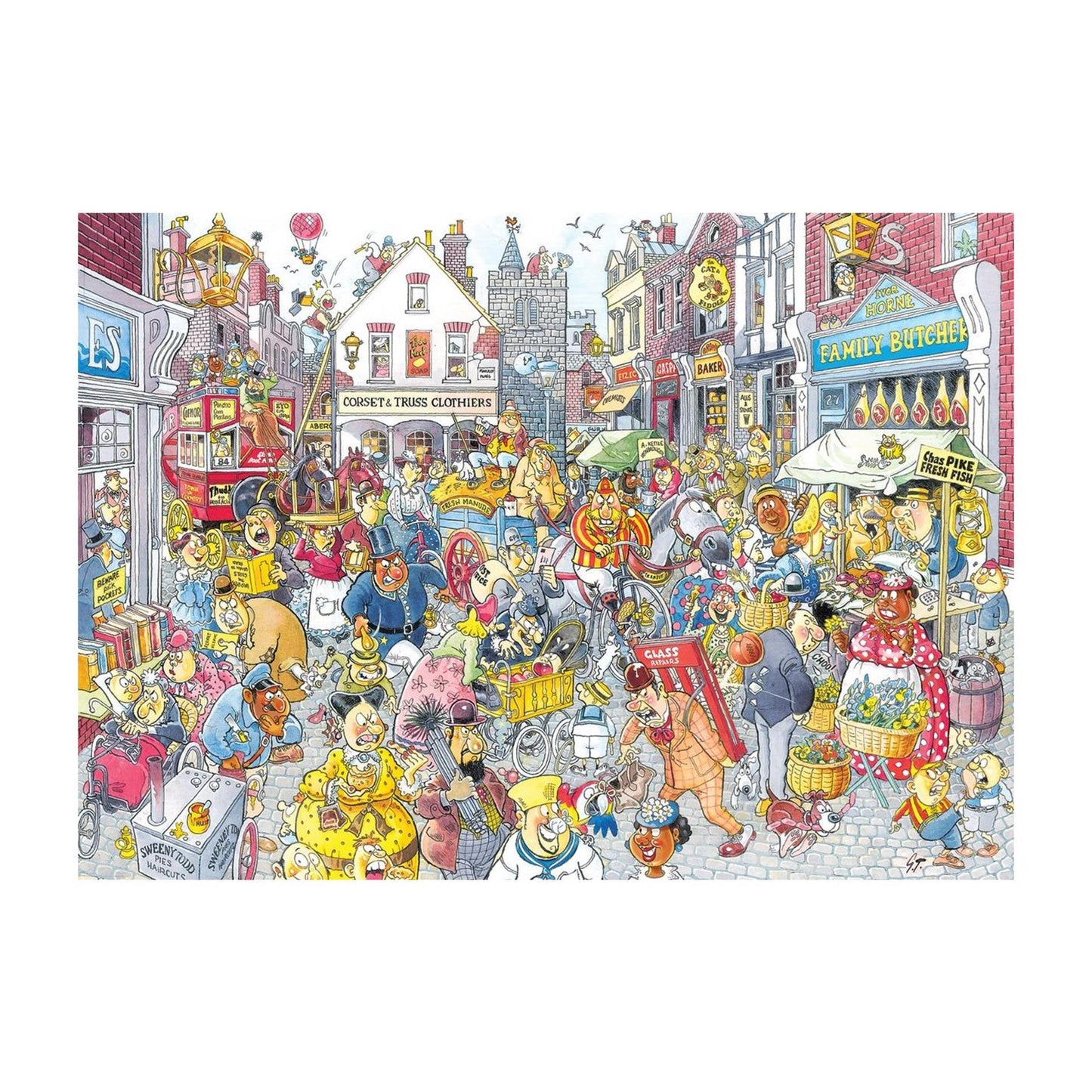 Jumbo wasgij retro destiny 10 - chaos in de winkelstraat! - 1000st.