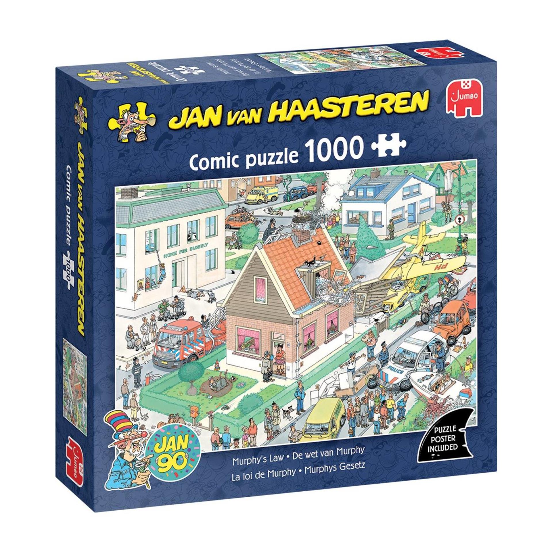 Jumbo jan van haasteren puzzel de wet van murphy 1000 stukjes