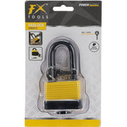 Fx tools hangslot met sleutel zwart geel - afbeelding 1