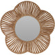 Overige merken spiegel bloem 38 cm papier beige