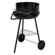 Bbq barbecue 43x70 cm zwart