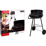Bbq barbecue 43x70 cm zwart - afbeelding 3