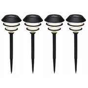Pro garden solar tuinlampen 4 stuks zwart - afbeelding 2