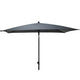 Overige merken parasol 125x200 cm grijs