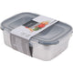 Excellent houseware voorraaddoos 750 ml rvs grijs