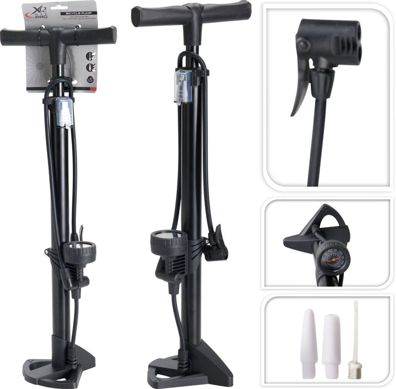 Excellent houseware fietspomp staand 60cm zwart