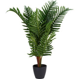 Overige merken kunstplant palm 50x85 cm groen - afbeelding 1