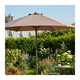 Overige merken parasol 230x220 cm taupe - afbeelding 3