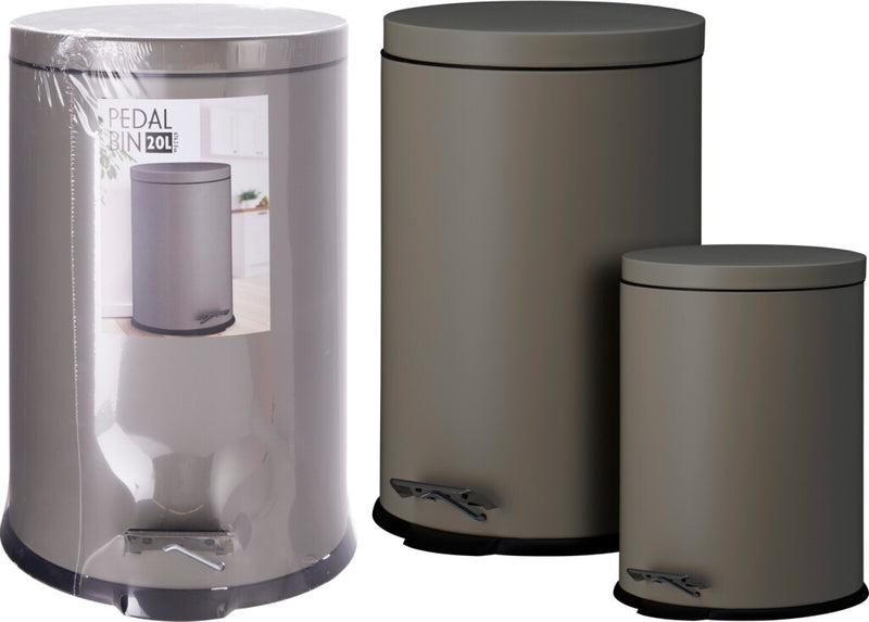 Excellent houseware pedaalemmer set 20l 5l brons