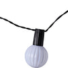 Pro garden solar led lichtslinger 20 warm witte lampen 5,7 meter buitenverlichting op zonne-energie