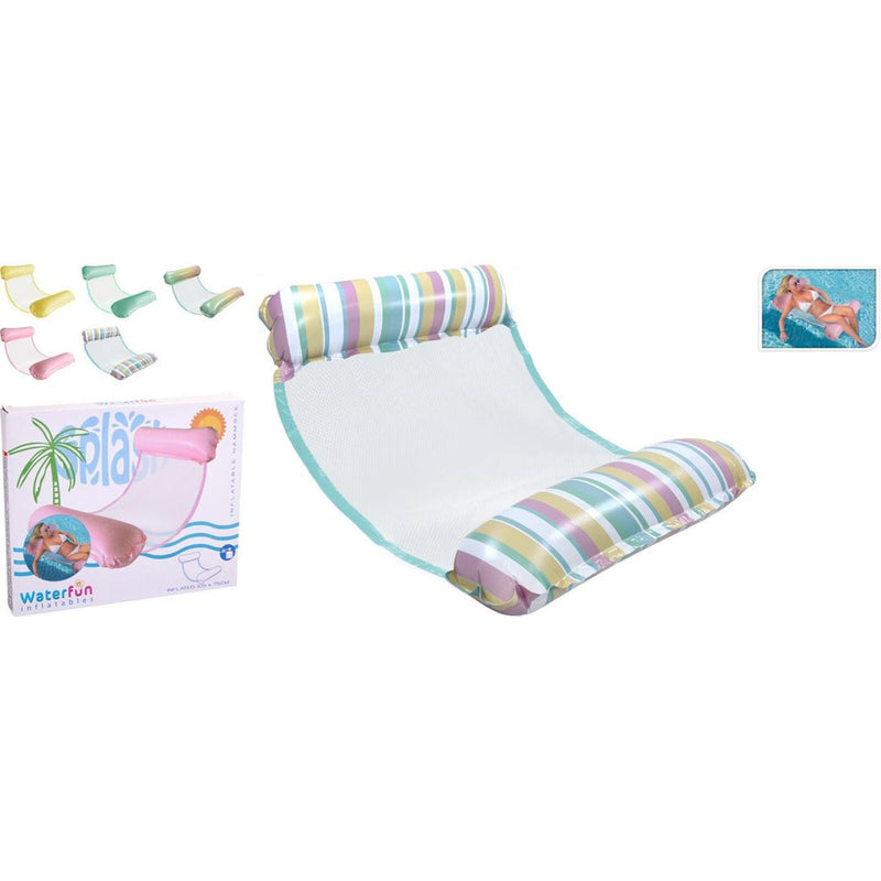 Opblaasbare drijfmat of waterhangmat