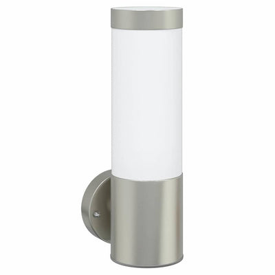 Vidaxl buiten wandlamp zilver 12 x 8,5 x 27 cm