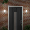 Vidaxl buiten wandlamp 2 pcs zilver 12 x 8,5 x 27 cm