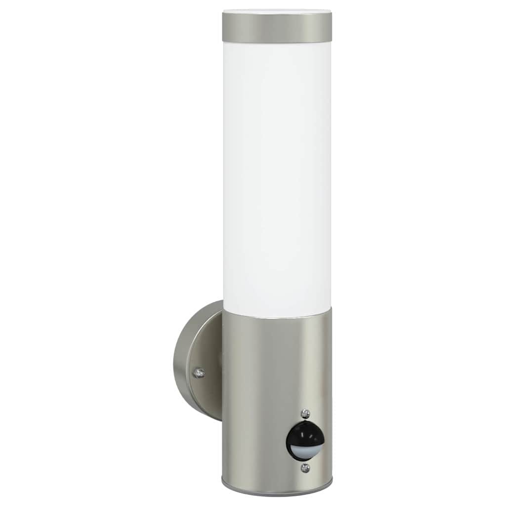 Vidaxl buiten wandlamp zilver 12 x 8,5 x 29 cm