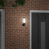 Vidaxl buiten wandlamp zwart 12 x 8,5 x 29 cm