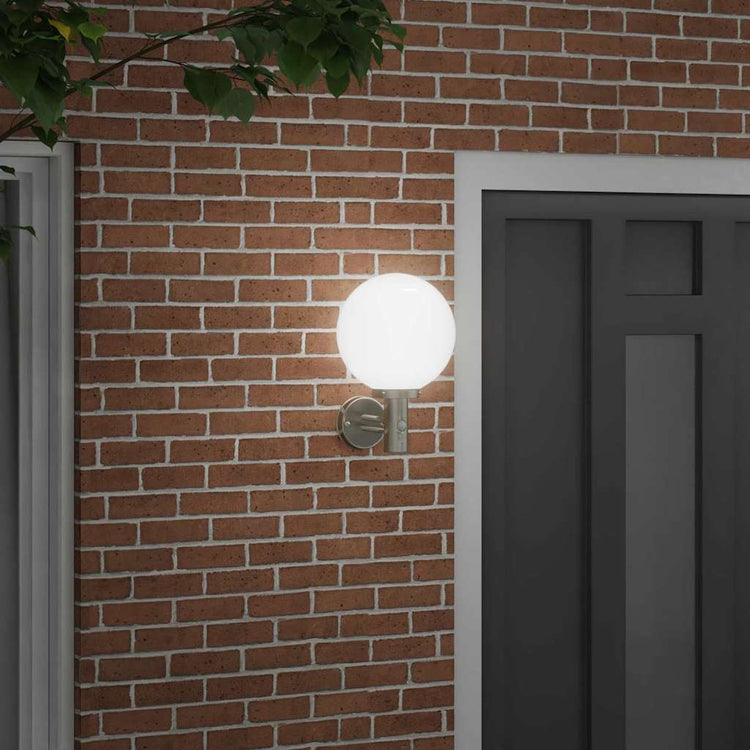 Vidaxl buiten wandlamp zilver 28 x 25 x 38 cm