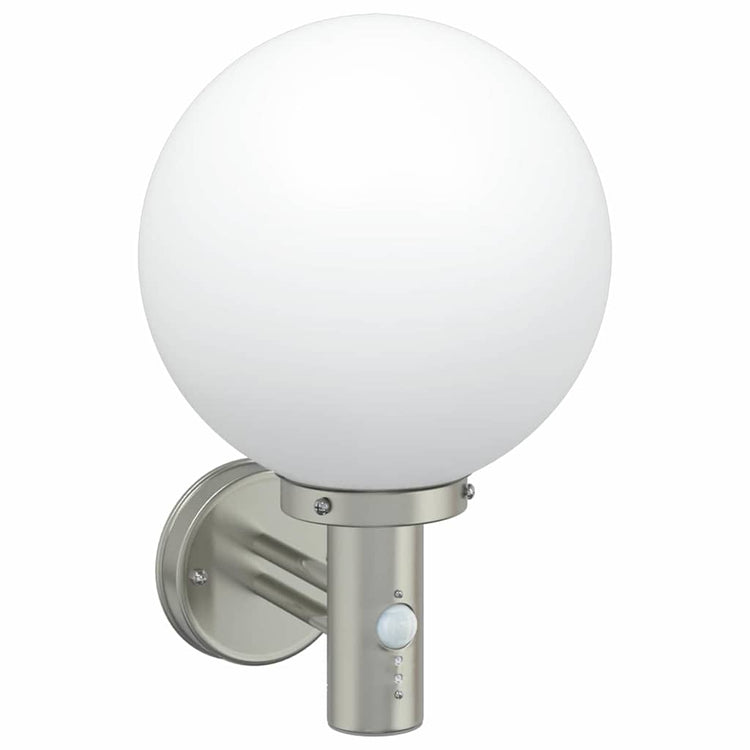 Vidaxl buiten wandlamp 2 st zilver 28 x 25 x 38 cm