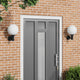 Vidaxl buiten wandlamp 2 st zwart 28 x 25 x 38 cm