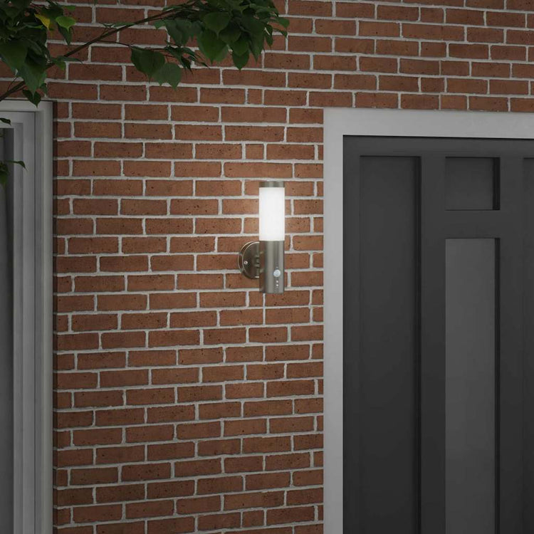 Vidaxl buiten wandlamp zilver 15 x 7,5 x 33 cm