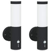 Vidaxl buiten wandlamp 2 pcs zwart 15 x 7,5 x 33 cm