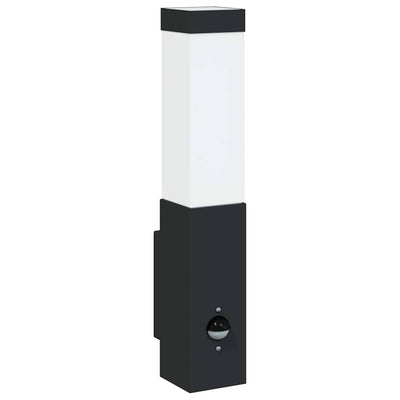 Vidaxl buiten wandlamp zwart 10.5 x 6 x 33 cm