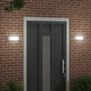 Vidaxl buiten wandlamp 2 pcs zilver 32 x 10 x 10 cm