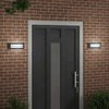 Vidaxl buiten wandlamp 2 pcs zwart 32 x 10 x 10 cm