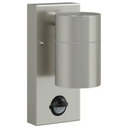 Vidaxl buiten wandlamp zilver 6,5 x 10,5 x 16 cm rvs en glas - afbeelding 2