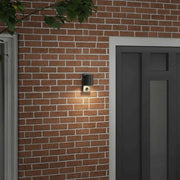 Vidaxl buiten wandlamp zwart 6,5 x 10,5 x 16 cm rvs en glas - afbeelding 3