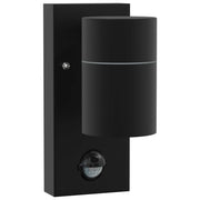 Vidaxl buiten wandlamp zwart 6,5 x 10,5 x 16 cm rvs en glas - afbeelding 2