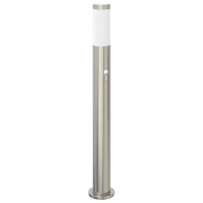 Vidaxl bolderverlichting met sensor 80 cm rvs ip44