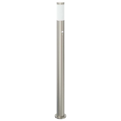 Vidaxl bolderverlichting met sensor 110 cm roestvrij staal ip44