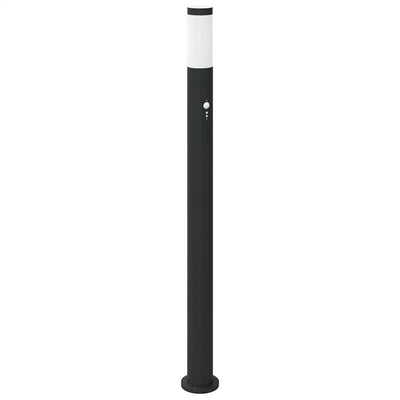 Vidaxl bolderverlichting met sensor 110 cm roestvrij staal ip44
