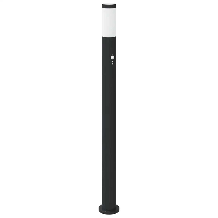Vidaxl bolderverlichting met sensor 110 cm roestvrij staal ip44