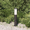 Vidaxl bolderarmatuur met stopcontact 50 cm rvs ip44