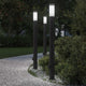Vidaxl bolderverlichting met stopcontact 3 stuks 110 cm