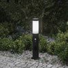 Vidaxl bolderverlichting met sensor en stopcontact 50 cm roestvrij staal ip44