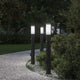 Vidaxl bolderverlichting met sensor en stopcontact 3 stuks 80 cm
