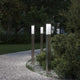 Vidaxl bolderverlichting 3 stuks 80 cm rvs ip44