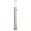 Vidaxl bolderverlichting met sensor 80 cm rvs ip44