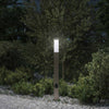 Vidaxl bolderarmatuur met stopcontact 80 cm rvs ip44