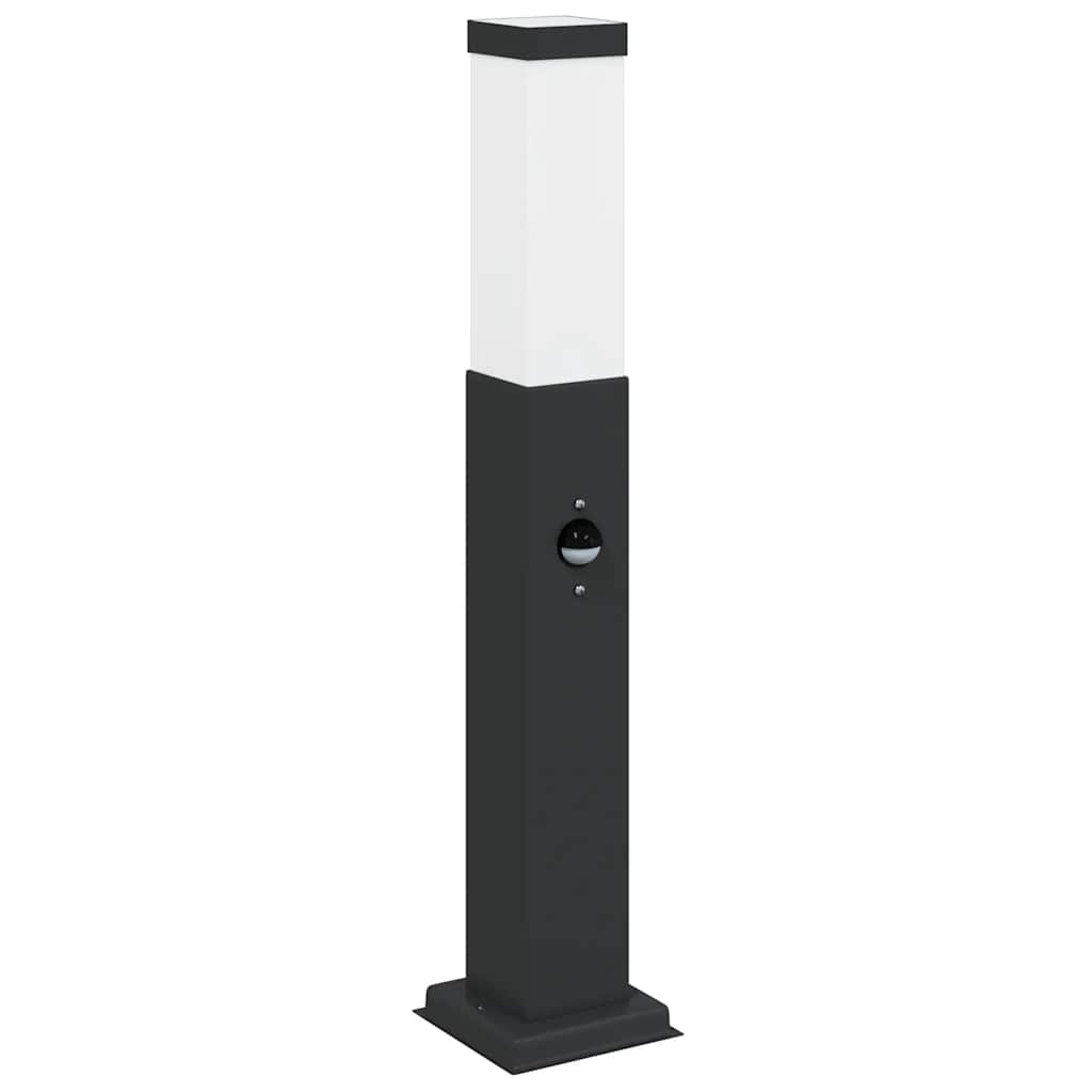 Vidaxl bolderverlichting met sensor 50 cm zwart ip44