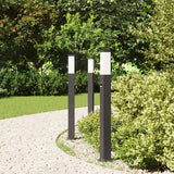 Vidaxl bolderverlichting met sensor 3 stuks 80 cm zwart ip44 - afbeelding 3