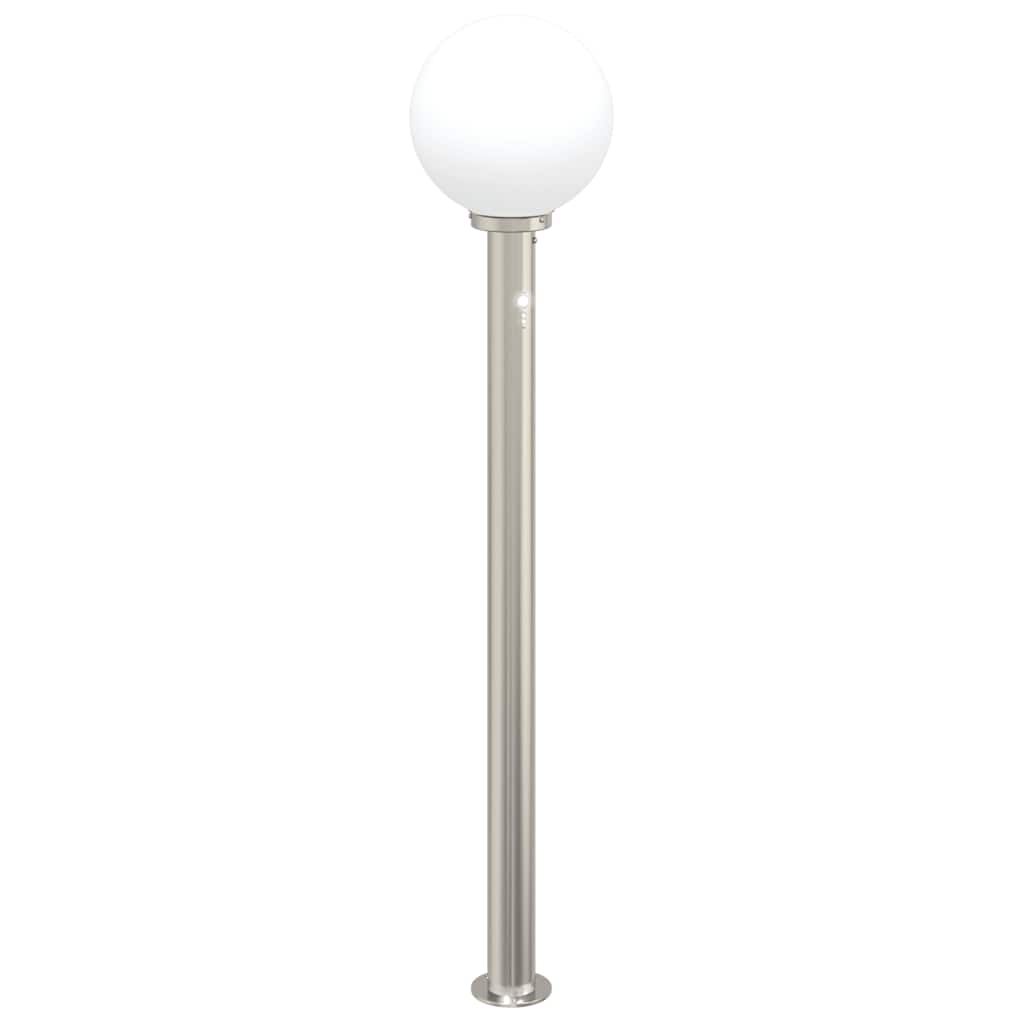 Vidaxl bolderverlichting met sensor 120 cm roestvrij staal ip44