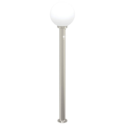 Vidaxl bolderverlichting met sensor 120 cm roestvrij staal ip44
