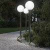 Vidaxl bolderverlichting met sensor 3 stuks 120 cm rvs ip44