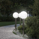 Vidaxl bolderverlichting met stopcontact 3 stuks 80 cm rvs ip44