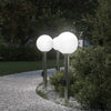 Vidaxl bolderverlichting met sensor en stopcontact 3 stuks 80 cm roestvrij staal ip44